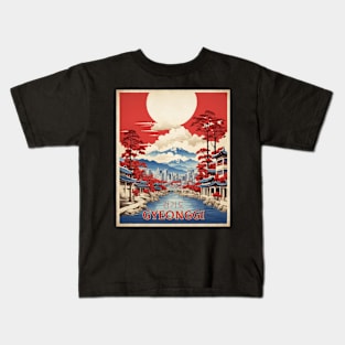 Gyeonggi South Korea Travel Tourism Retro Vintage Kids T-Shirt